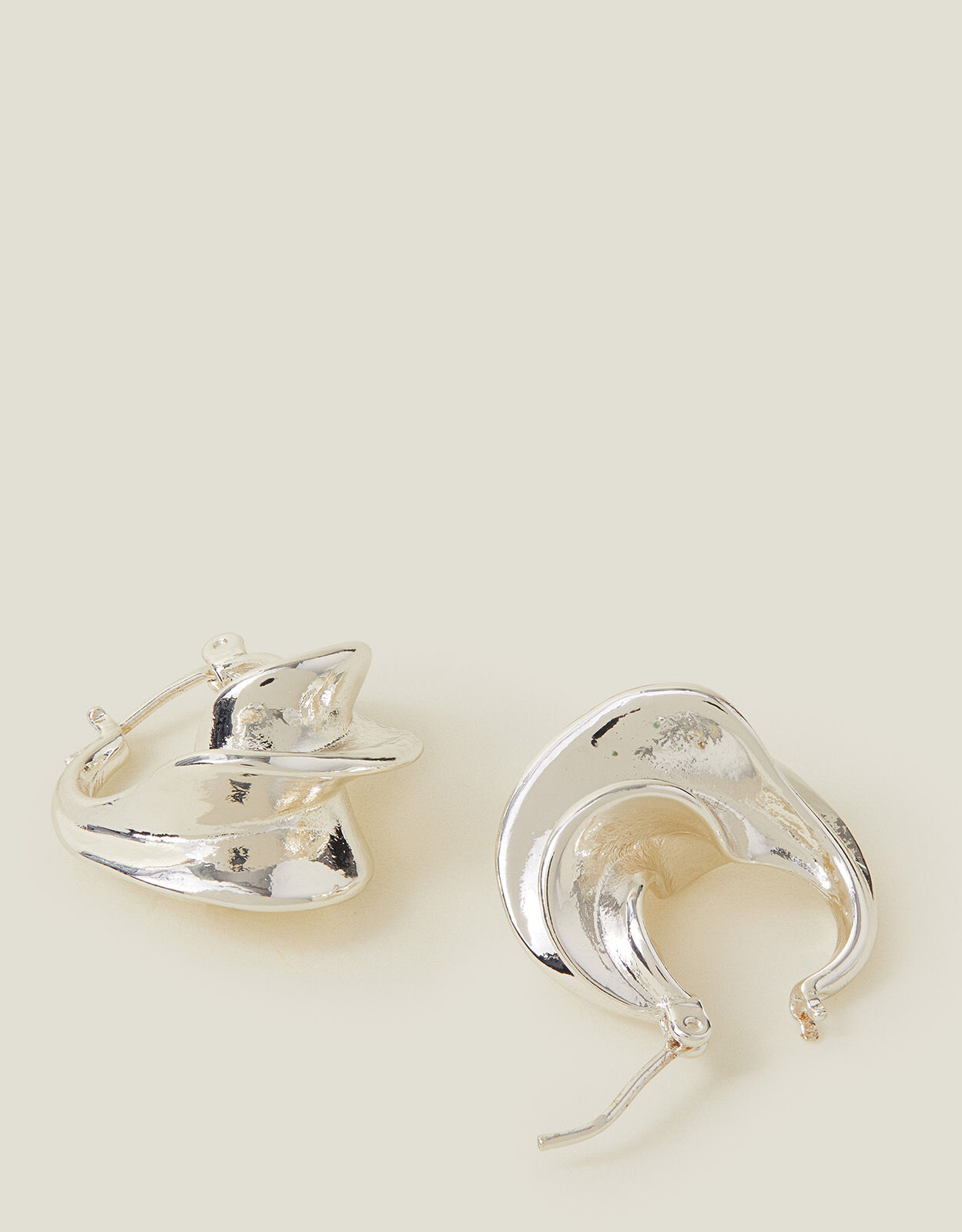 Small Cubic Zirconia Round Cut 925 Sterling Silver Hoop Huggie Stud  Earrings UK | eBay